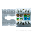 RJ45 Cat6a UTP Conector Keystone Jack